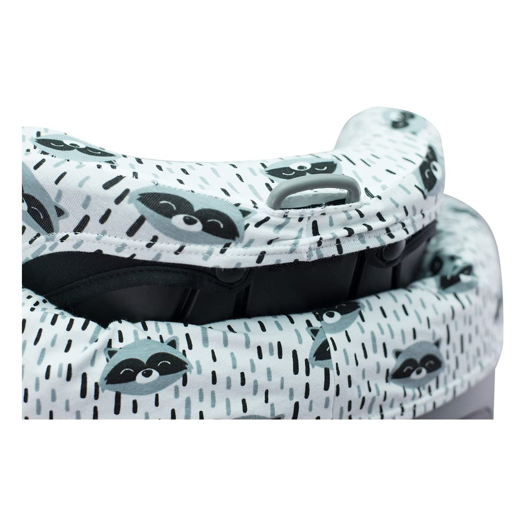 JYOKO Kids (Raccoon) Baumwollbezug kompatibel mit Maxi Cosi Recaro Zero, I-Size (Autositzbezug, Racc