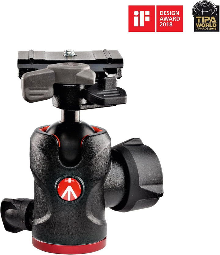 Manfrotto Befree 3-Way Live Advanced Travel VideoTripod Kit, Aluminium mit Fluidkopf für Camcorder u