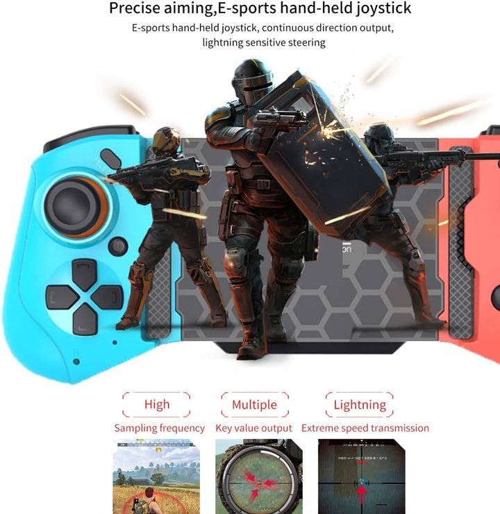 MFi Wireless Game Controller, Megadream iOS Mobile Gamepad Joystick für Phone 13, 13 Mini, 13 Pro Ma
