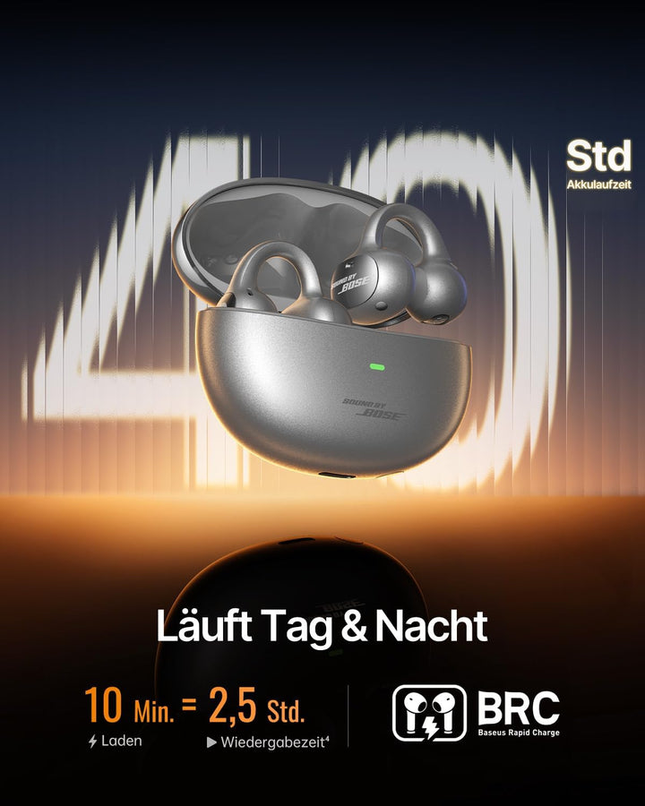 Baseus Inspire XC1 Open-Ear Kopfhörer, Sound by Bose, Cloud-Komfort Open Earbuds mit Dolby Audio | H