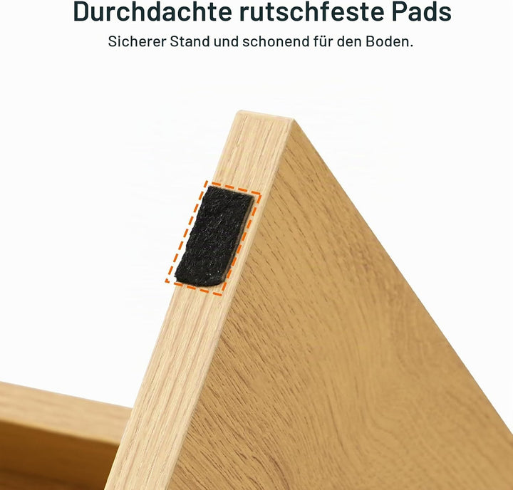 HOOBRO Tritthocker für Kinder, Tritt-Schemel, Kinderschemel mit 2 Stufen, mit Antirutschmatte und Gr