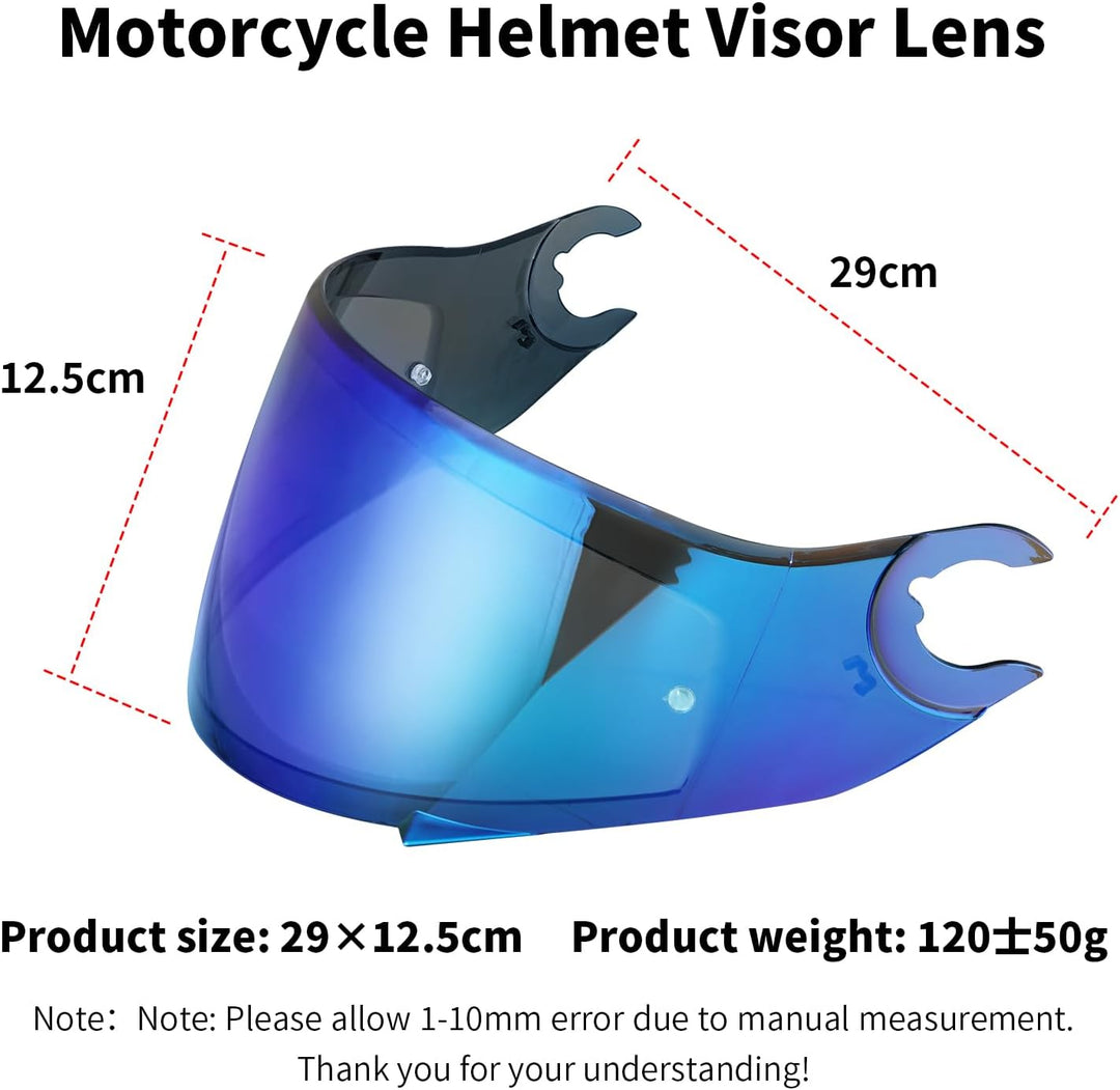 Helmvsier für Shark D Skwal D-Skwal 2 Spartan,Motorradhelm Visier,Motorrad Windschutz Helm Objektiv