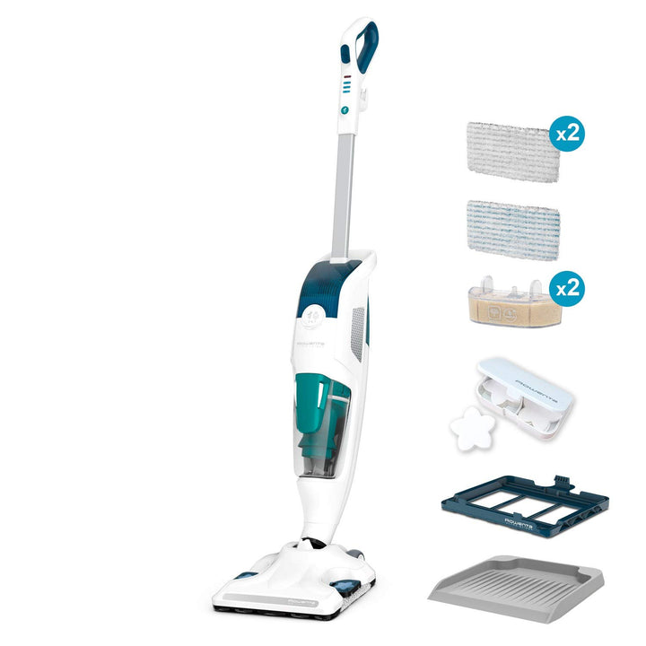 Rowenta Bodendampfreiniger Clean & Steam Revolution RY7757 | 2 in 1 Reingung | Verdampfer für ätheri