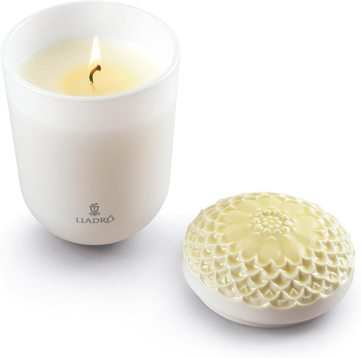 LLADRÓ Echoes Of Nature Candle. Tropical Blossoms Scent. Kerze. Porzellan.