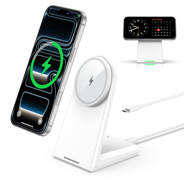 NANAMI 25W Induktive Ladestation kompatibel mit MagSafe Ladegerät | 25W Schnelles Laden Für iPhone 1