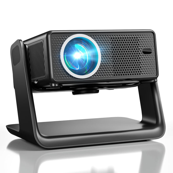 28000 Lumen Smart Beamer, Kompatibel mit Netflix Einyoumily Beamer 1080P, WiFi 6 und Bluetooth, Elek