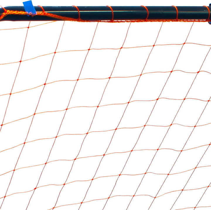 Park & Sun Ersatz-Nylon-Sport-Tornetz: Fussball/Multisport-Tor, Orange, 1,8 m B x 1,2 m H x 9,1 cm T