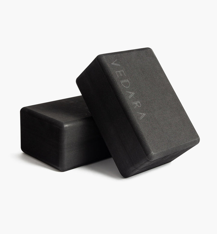 VEDARA® Yogablock EVA - Leicht und Formstabil - Yogaklotz aus Moosgummi - EVA Block für Yoga, Pilate
