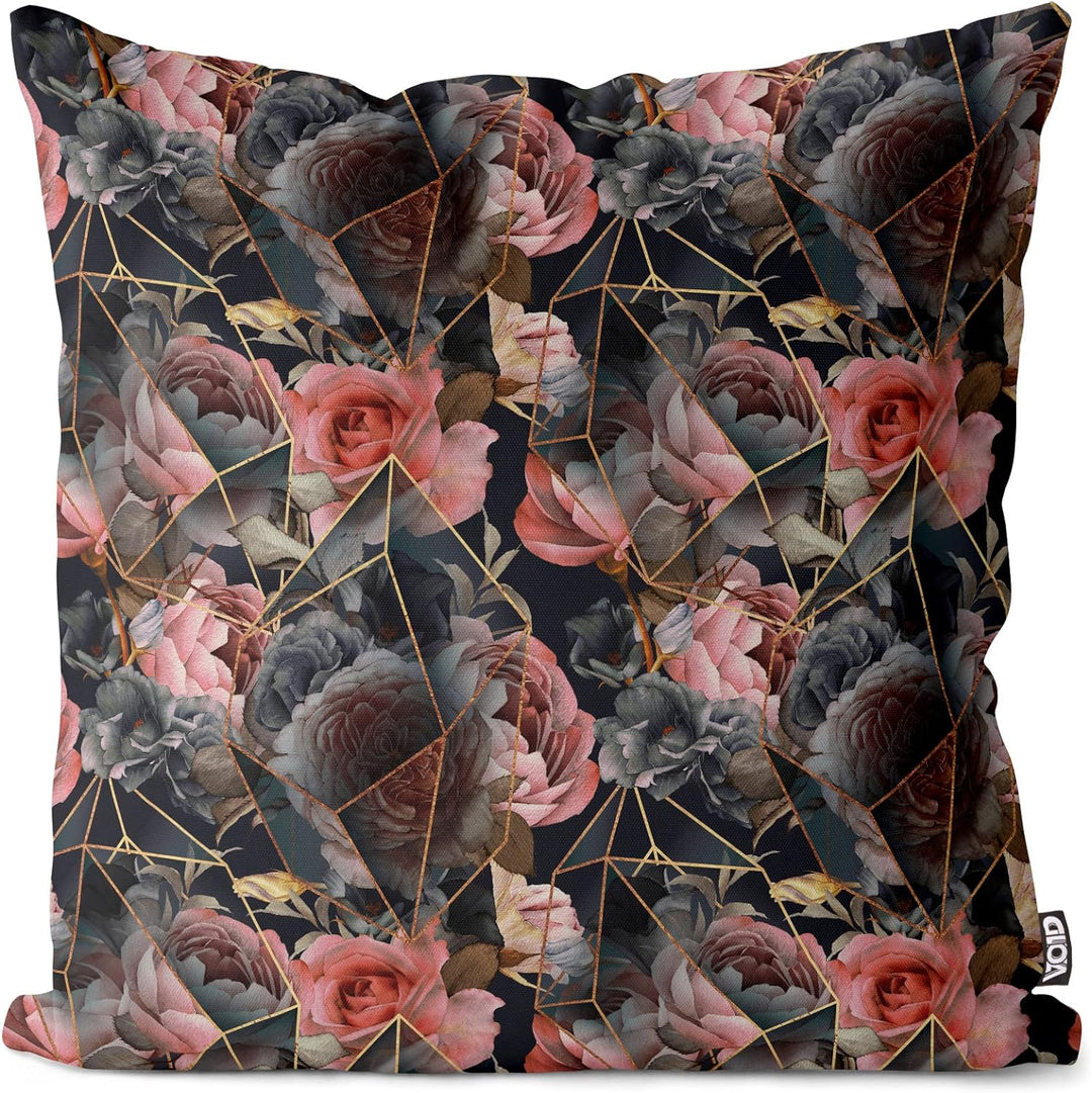 VOID Abstraktes Rosenmuster Kissenbezug Kissenhülle Sofakissen Kissen Deko Outdoor-Kissen Dekokissen