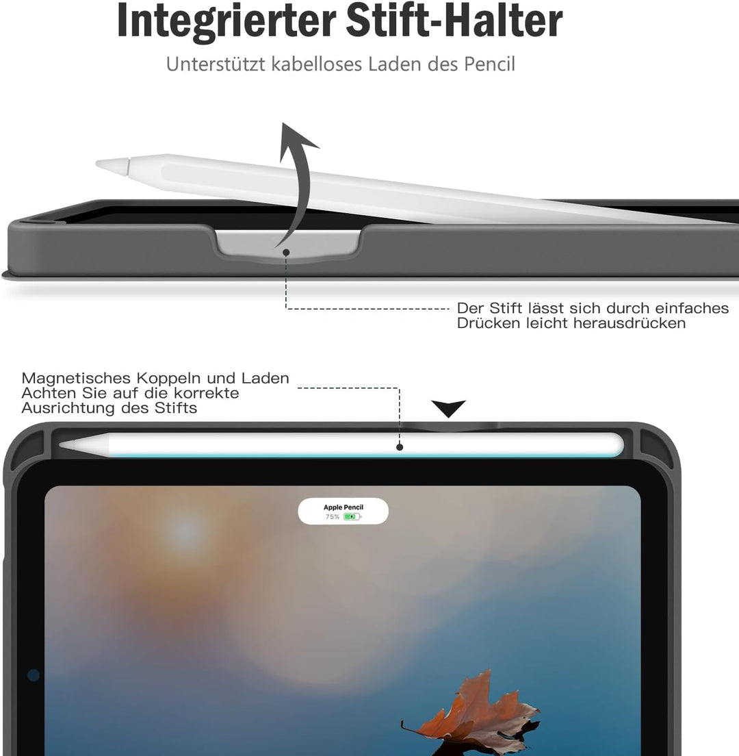 Antbox Hülle für iPad Mini 6. Gen 2021 8.3 Zoll mit tstifthalter Apple Pencil Halter Auto Schlaf/Wac