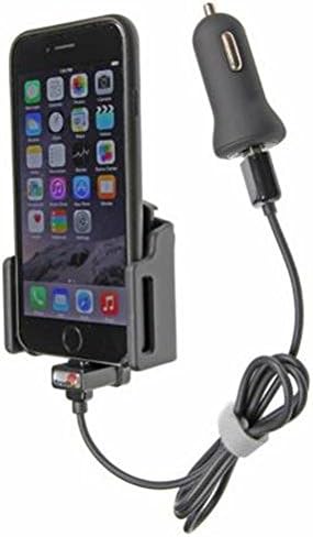 Brodit 521666 Gerätehalter aktiv auf USB inkl. KFZ-Ladeadapter für Apple iPhone 6/6s/iPhone 7 mit Ap