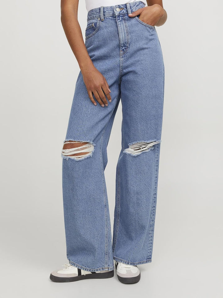 JJXX Female Wide fit Jeans JXTOKYO Wide HW MR6004 B NOOS 30W / 30L Light Blue Denim, 30W / 30L Light