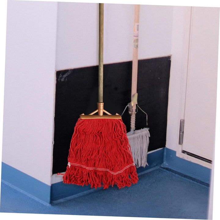MAGICLULU Ersatz Moppkopf Aus Baumwoll Polyester Verschleissfest Gewerblicher Wischmoppkopf Waschbar