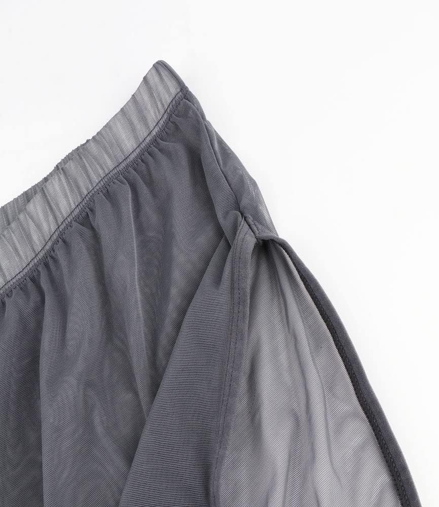 Herren Boxershorts Transparent Leicht Luftig Atmungsaktiv Bequem Geeignet für den Sommer Schwarzblau