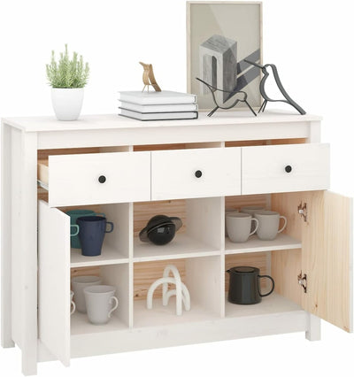 Tidyard Sideboard Kommode Schubladenschrank Beistellschrank 100 x 35 x 74,5 cm (B x T x H),Mehrzweck