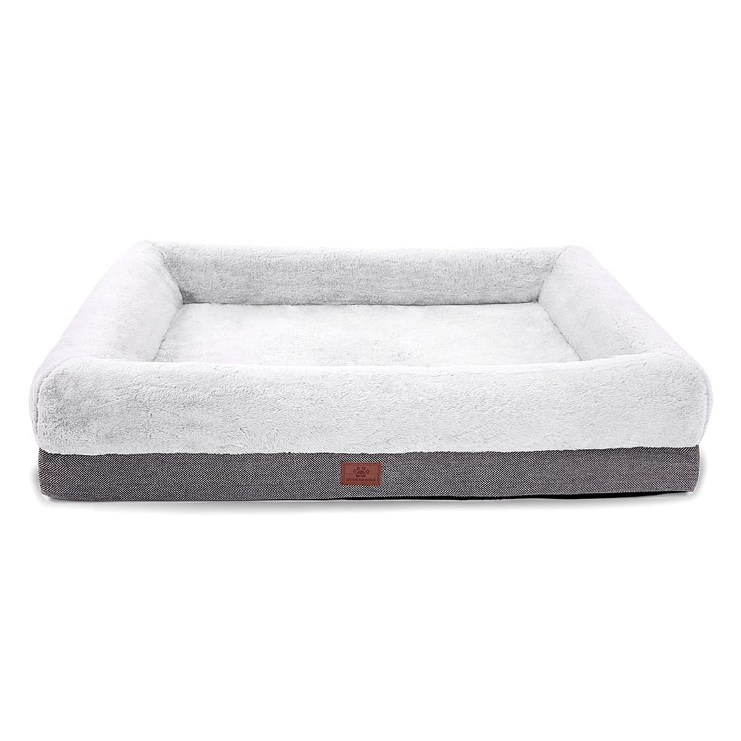 Orthopädisches Hundebett für grosse Hunde und mittelgrosse Hunde, Hundesofa mit wasserdichtem Futter