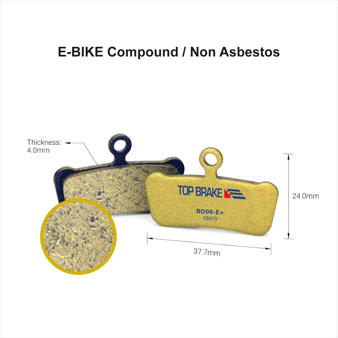 Top Brake Scheibenbremsbeläge Fahrrad für AVID Elixar 7 Trail/Elixir 9 Trail/XO Trail SRAM G2,Guide