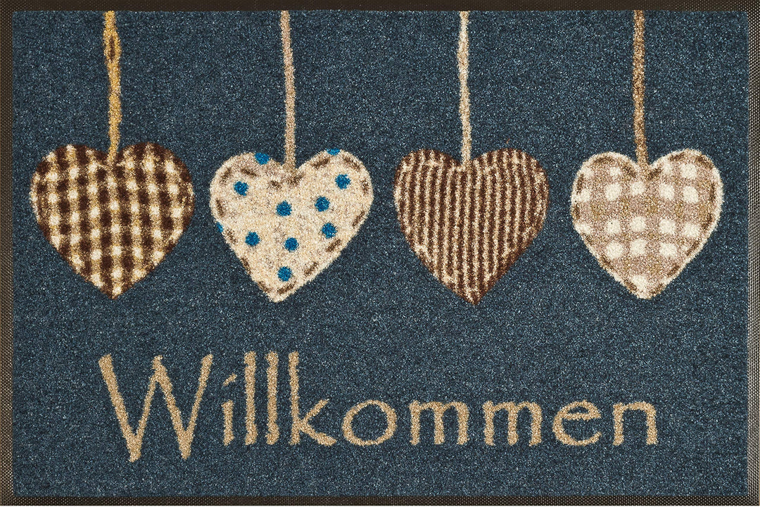 wash+dry Fussmatte, Cottage Hearts 50x75 cm, innen und aussen, waschbar 50x75cm, 50x75cm