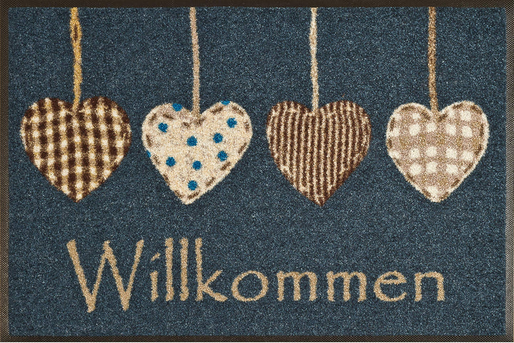 wash+dry Fussmatte, Cottage Hearts 50x75 cm, innen und aussen, waschbar 50x75cm, 50x75cm