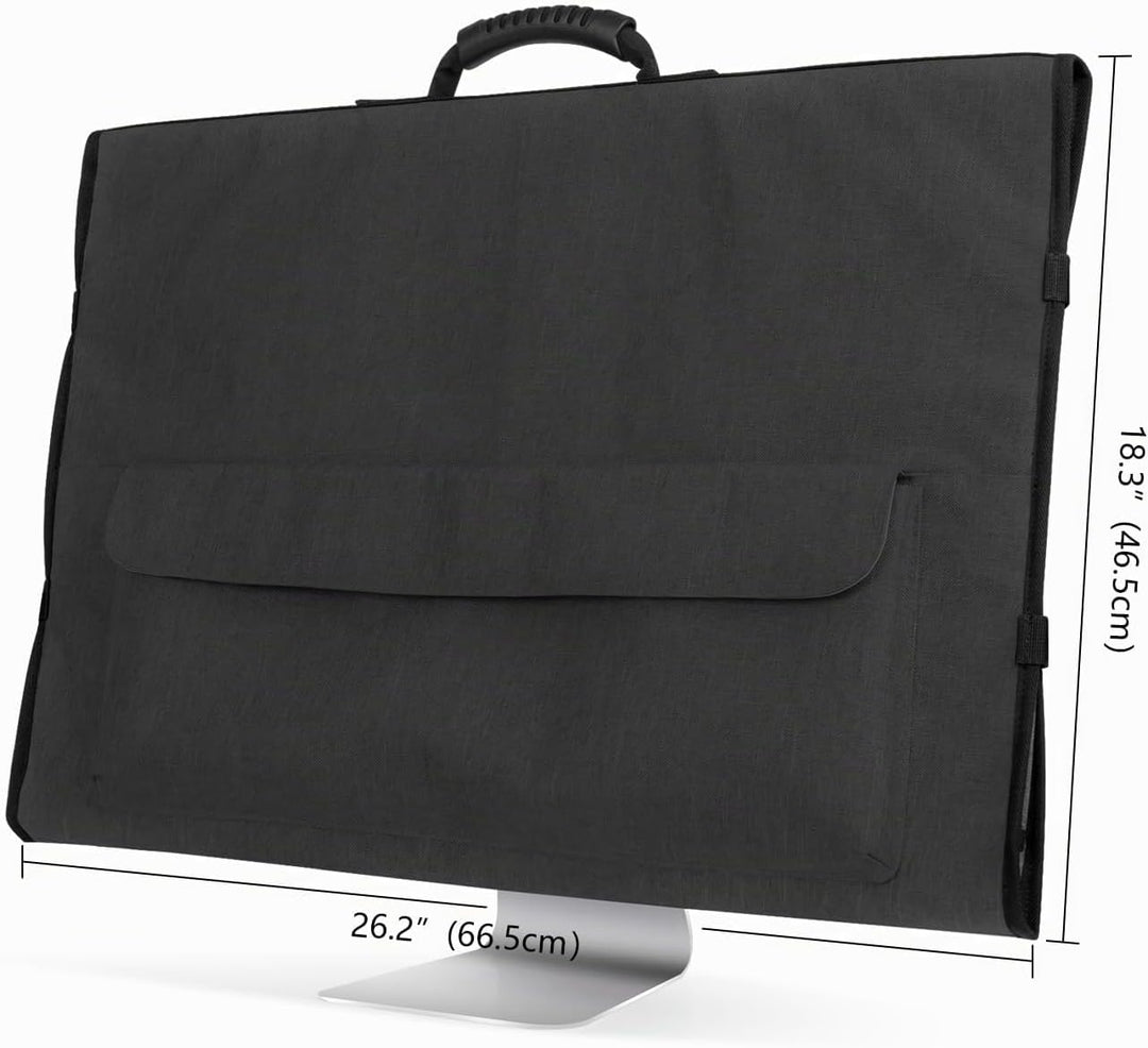 CURMIO Tragetasche für Apple 27" iMac, Schutzhülle für Apple IMAC 27 Zoll Display, Reisetasche mit G