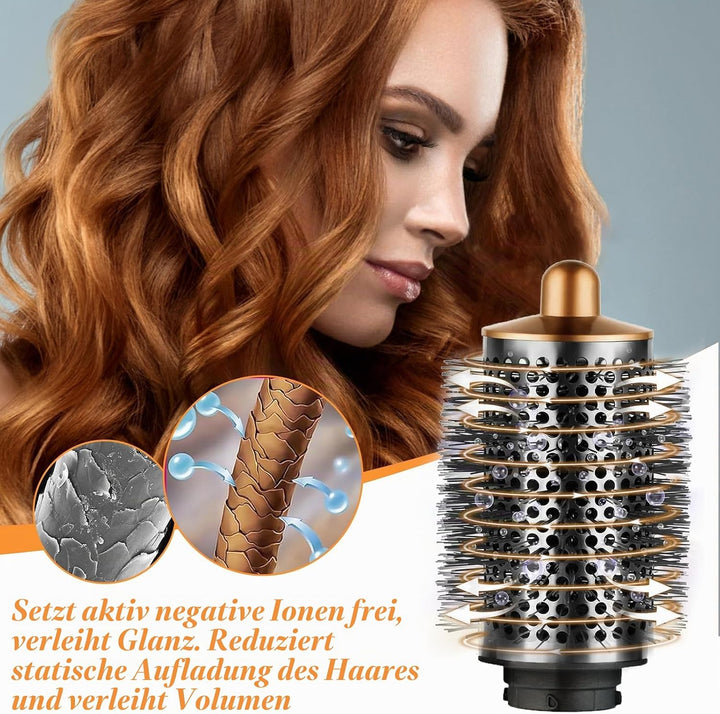 Verbesserte grosse,runde Volumenbürste für Dson Airwrap HS01/HS05 Aufsätze,Volumenaufsatzbürste für