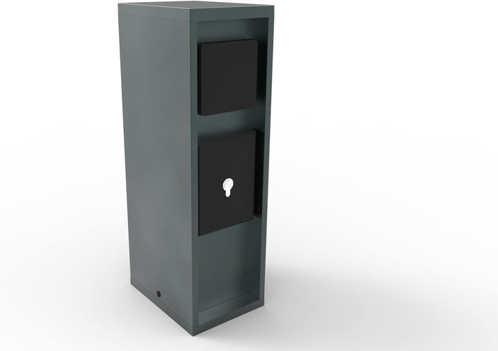 BOLD Pado smarte Aussen-Steckdose-Garten Steckdosen-Säule 3Fach Stecker Anthrazit (Smart Home (iOS &