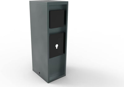 BOLD Pado smarte Aussen-Steckdose-Garten Steckdosen-Säule 3Fach Stecker Anthrazit (Smart Home (iOS &