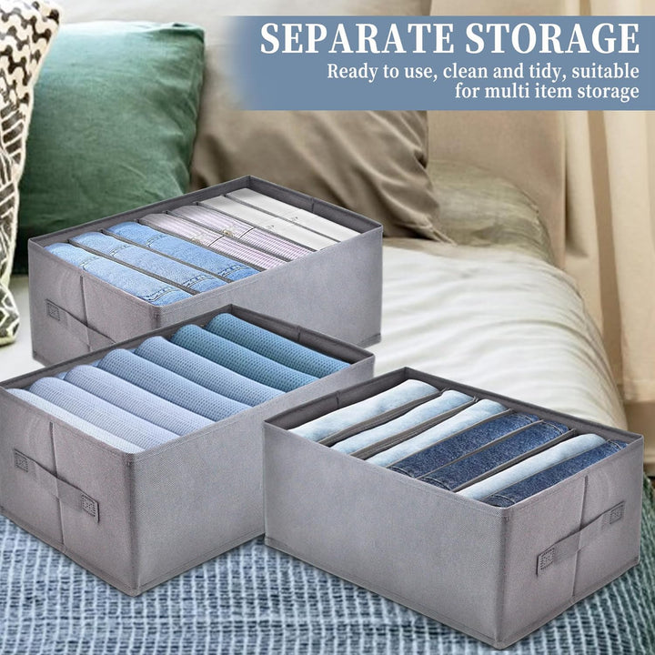 ROLLWAY 6er Schrank Organizer Kleiderschrank Ordnungssystem Stapelbar, Stabile Schrankorganizer Klei