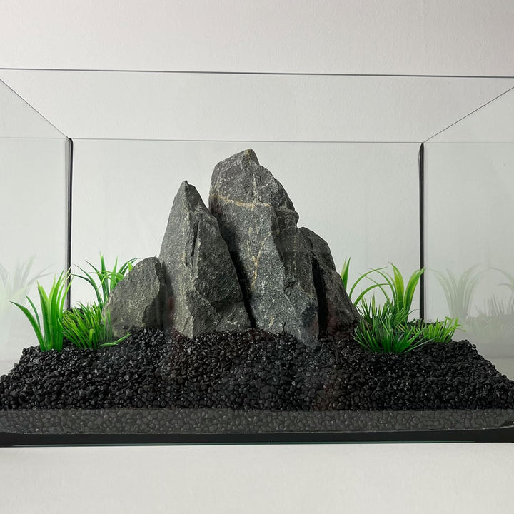 Schicker Mineral Schwarzer Aquariumsand Aquariumkies 2-3 mm, 25 kg Sack, farbecht, Salzwasser und Sü