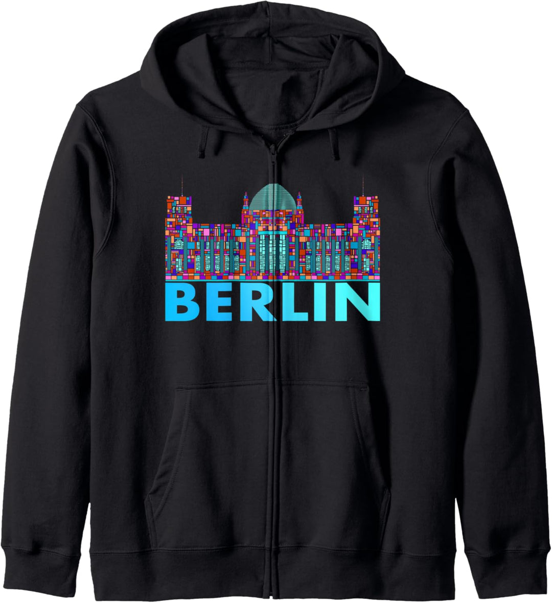 Berlin Design - Reichstag - I Love Berlin Kapuzenjacke