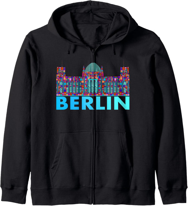 Berlin Design - Reichstag - I Love Berlin Kapuzenjacke