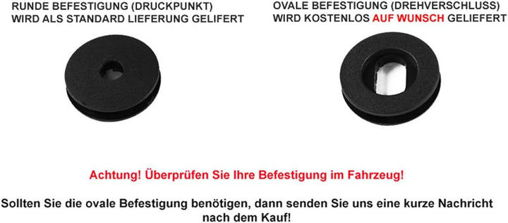 teileplus24 EF200 Fussmatten Gummimatten Exclusive-line Design kompatibel mit VW Polo 5 6R 6C 2009-2