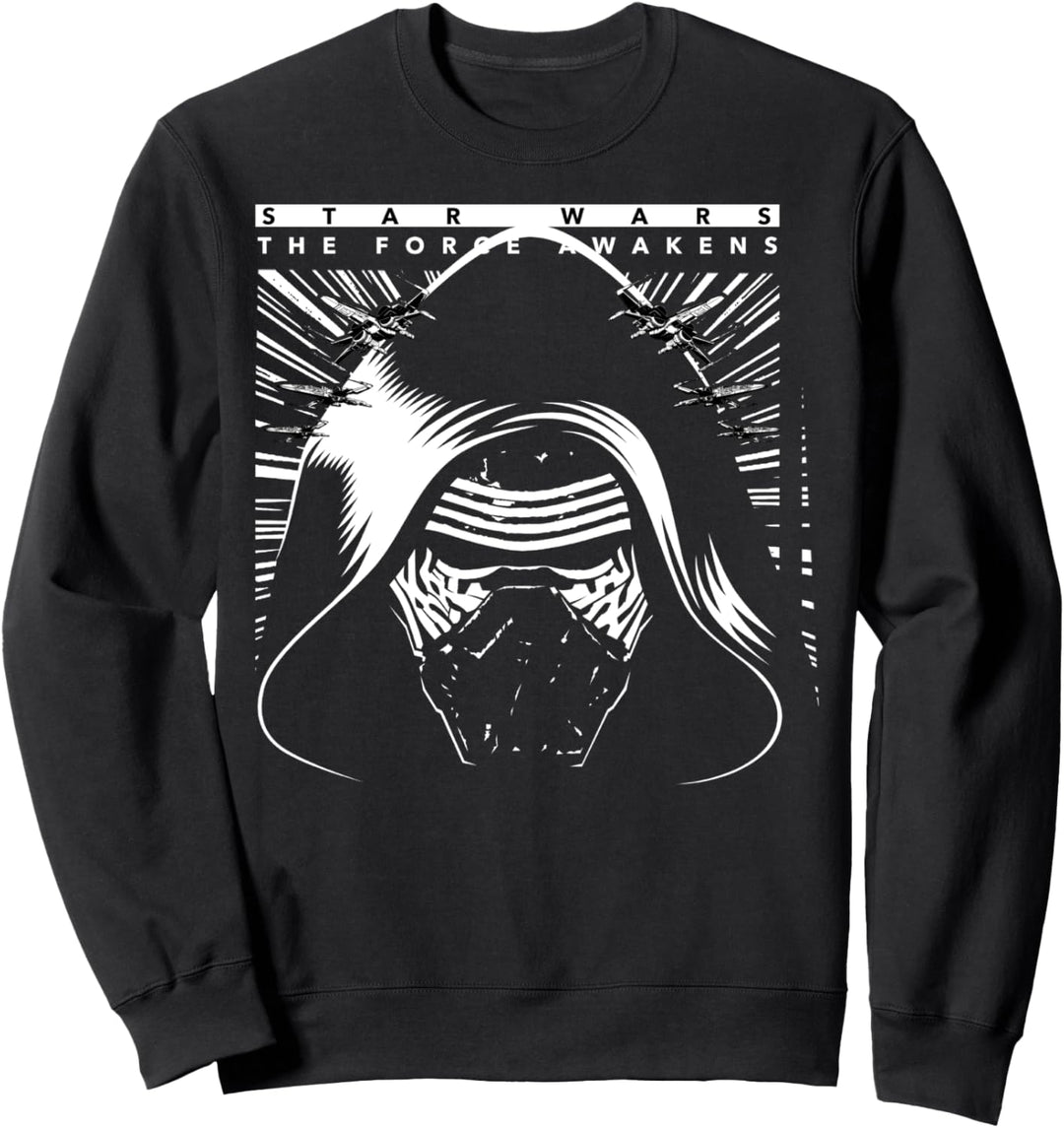 Star Wars The Force Awakens Kylo Ren X-Wings Portrait Sweatshirt