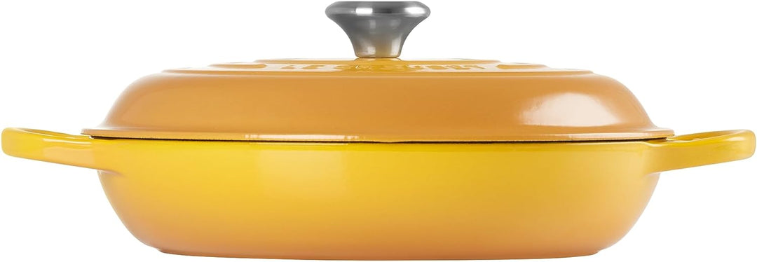 Le Creuset Signature Gusseisen Gourmet-Profitopf, Rund, Ø 30 cm, 3.5 l, 5.555 kg, Nectar, 2118030672