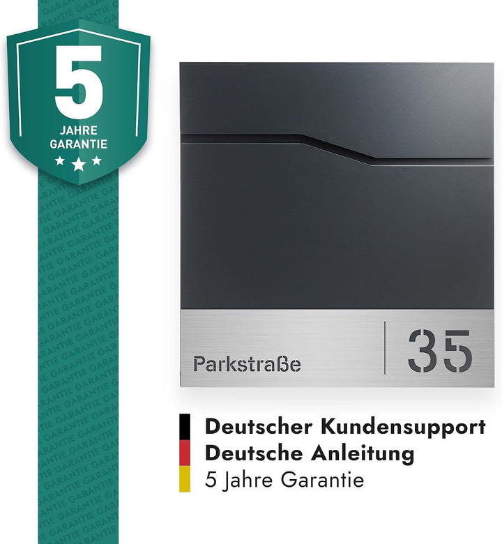 Briefkästen Parent (Strasse + Hausnummer, TRELLEBORG), Strasse + Hausnummer