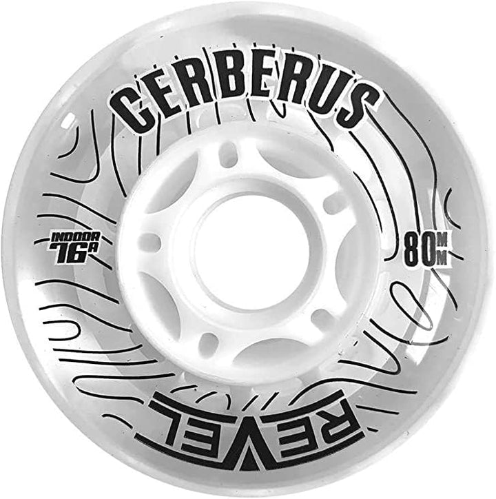 Alkali Revel Clear Indoor Soft 76A Roller Inline-Hockey-Rollen 80 mm, 80 mm