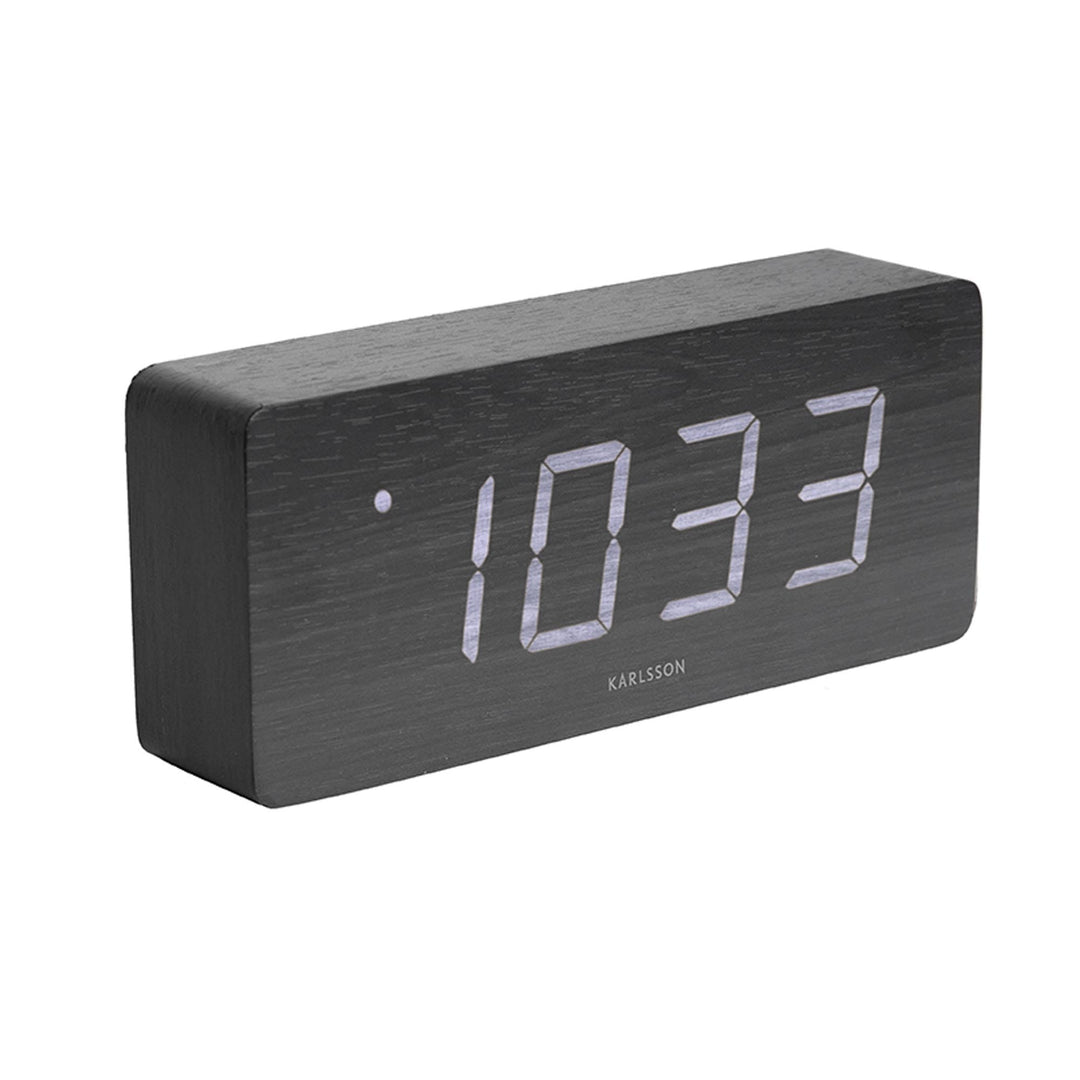 Karlsson Digitaler Wecker KA5654BK Schwarz, Schwarz