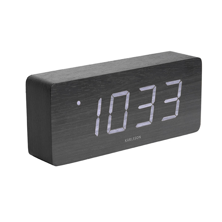 Karlsson Digitaler Wecker KA5654BK Schwarz, Schwarz