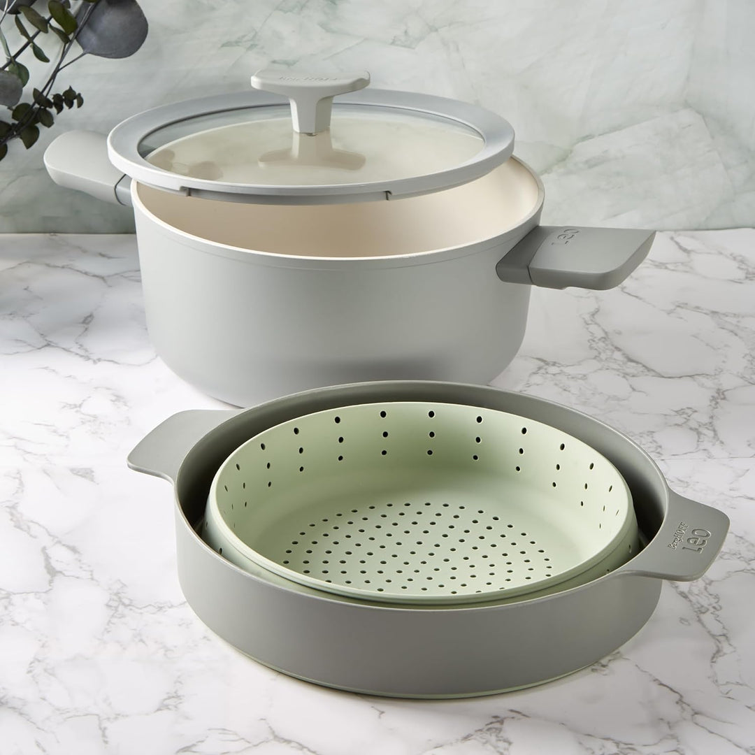 BergHOFF Leo Antihaft Suppen-/ Gemüsetopf mit Deckel Balance Moonmist 24x11,50cm