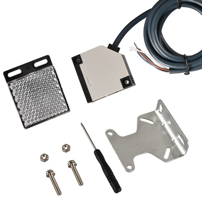 Heschen Fotoelektrischer Schalter E3JK-R4M1 24-240VAC/12-240VDC Erfassungsabstand 4m mit Reflektorpa