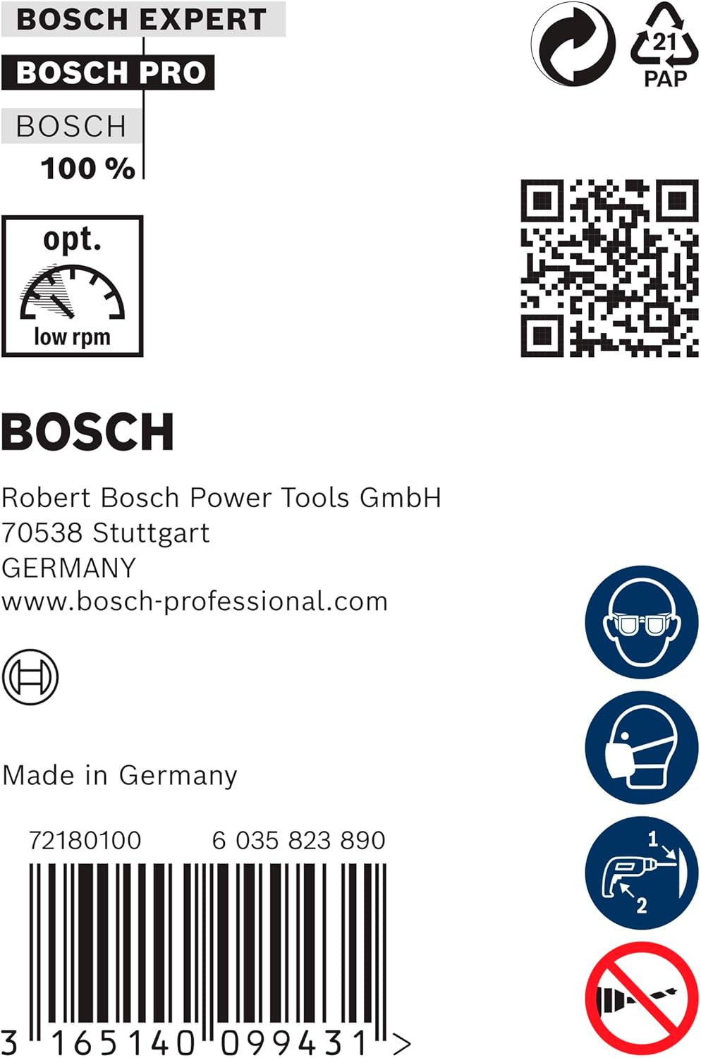 Bosch Professional Schalungs- und Installationsbohrer (Ø 28 mm) Durchmesser: 28/Gesamtlänge in mm: 6