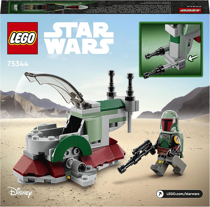 LEGO 75344 Star Wars Boba Fetts Starship - Microfighter Set, Modell aus Der Mandalorianer, baubares