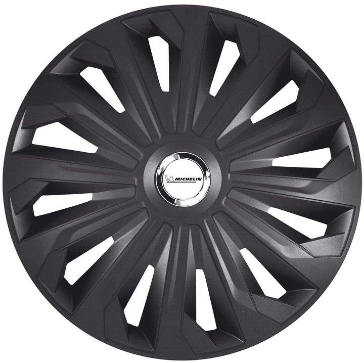 MICHELIN Radkappen 13 Zoll Universal Radzierblenden Fabienne 4er Set Fürs Auto ABS Kunststoff | Schw