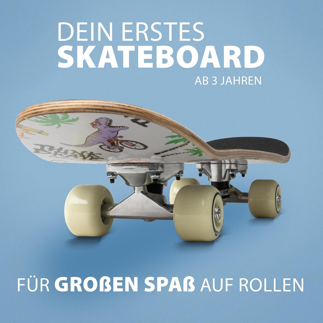 Apollo Kinder Skateboard, kleines Komplett Board mit ABEC 3 Kugellagern und Aluminium Achsen, Coole
