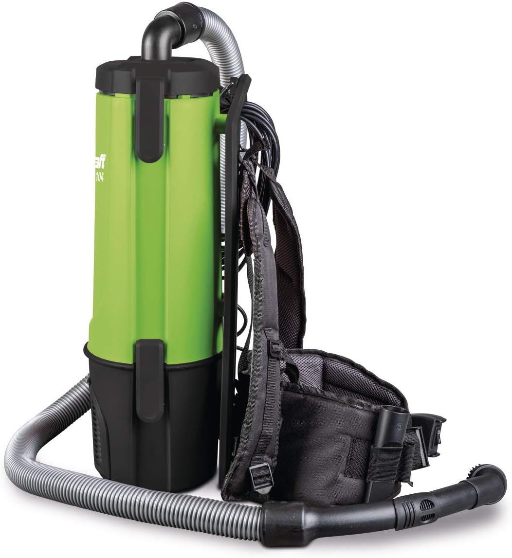 Industrie- Trockensauger, Staubsauger flexCAT 104 (2000 l/min, Behälter 4l, 230 V) 7003115, Schwarz
