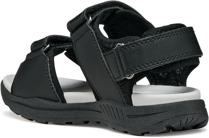Geox Jungen J Vaniett Boy BSandal 24 EU Black Yellow, 24 EU Black Yellow