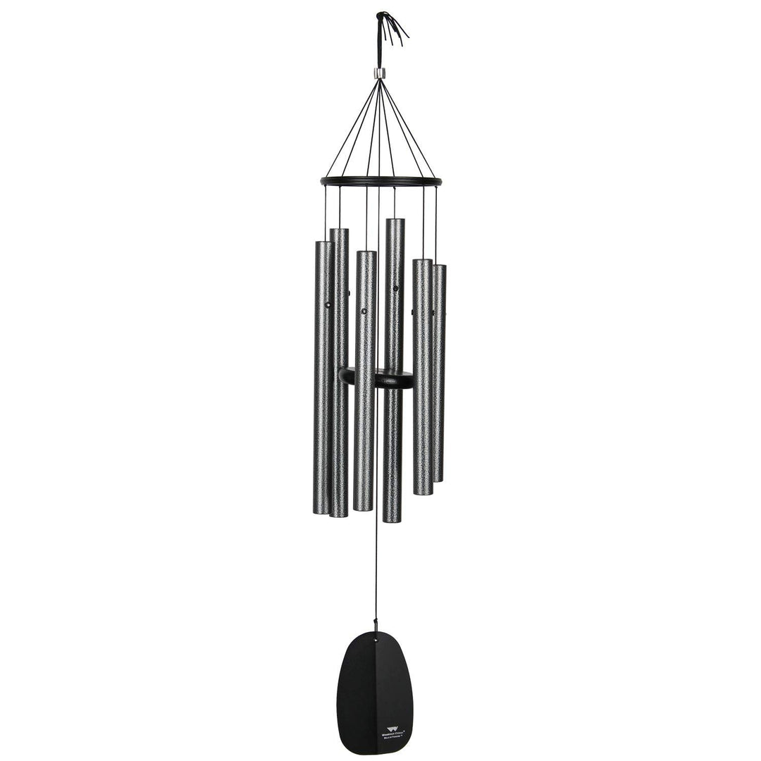 Woodstock Chimes Signature Collection, Paradiesglocken, Antik-Silber, 81,3 cm, Dekor-Designs, Windsp