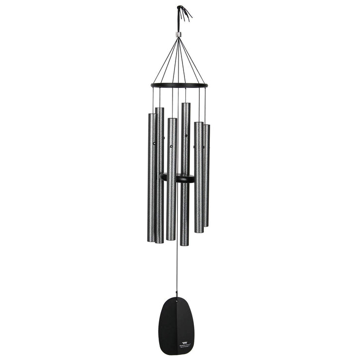 Woodstock Chimes Signature Collection, Paradiesglocken, Antik-Silber, 81,3 cm, Dekor-Designs, Windsp