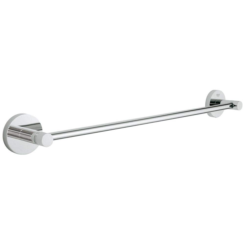 GROHE Essentials - Handtuchhalter (verdeckte Befestigung, geeignet zum Bohren, 450 mm), chrom, 40688