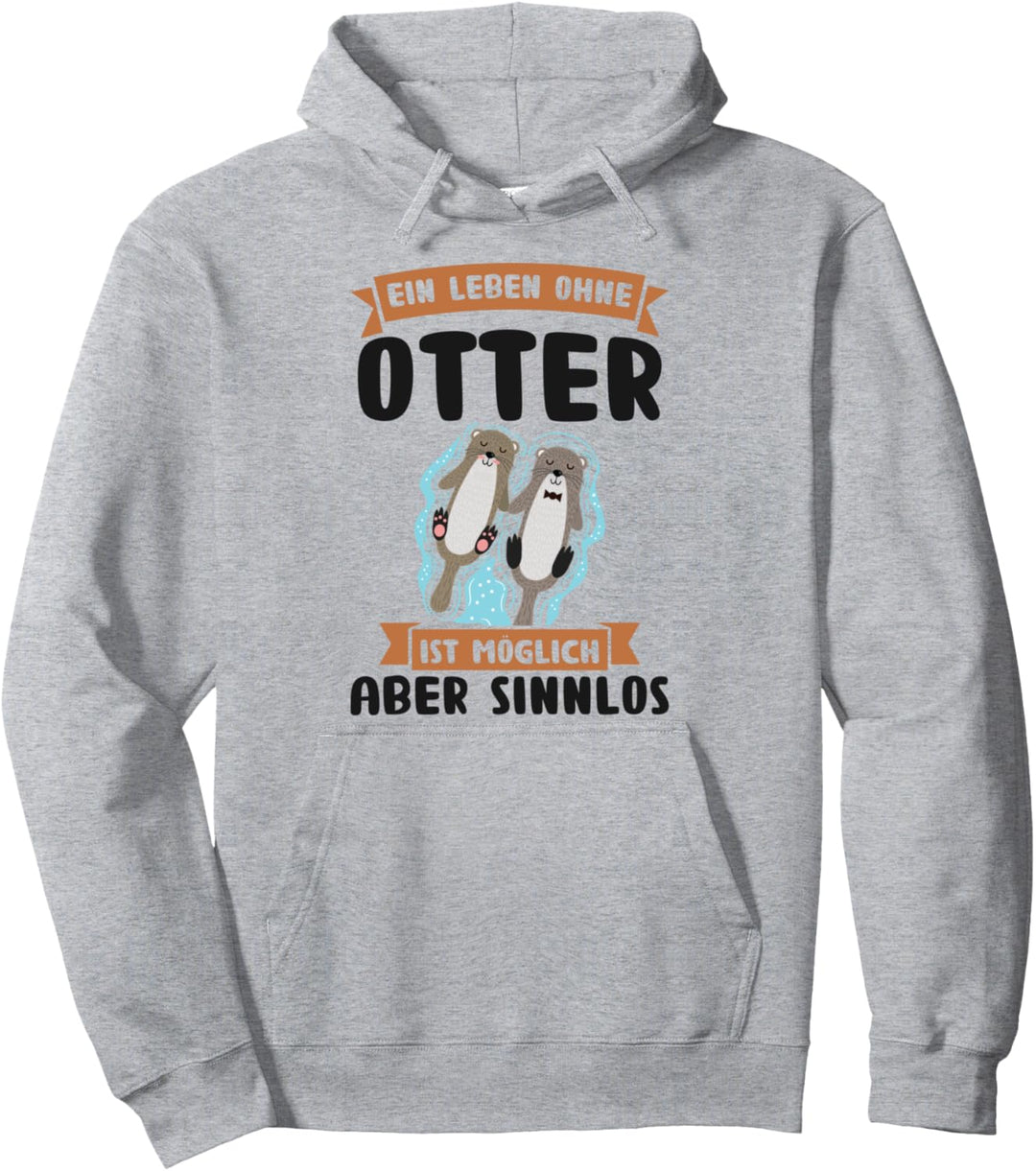 Otter Seeotter Wassermarder Pullover Hoodie